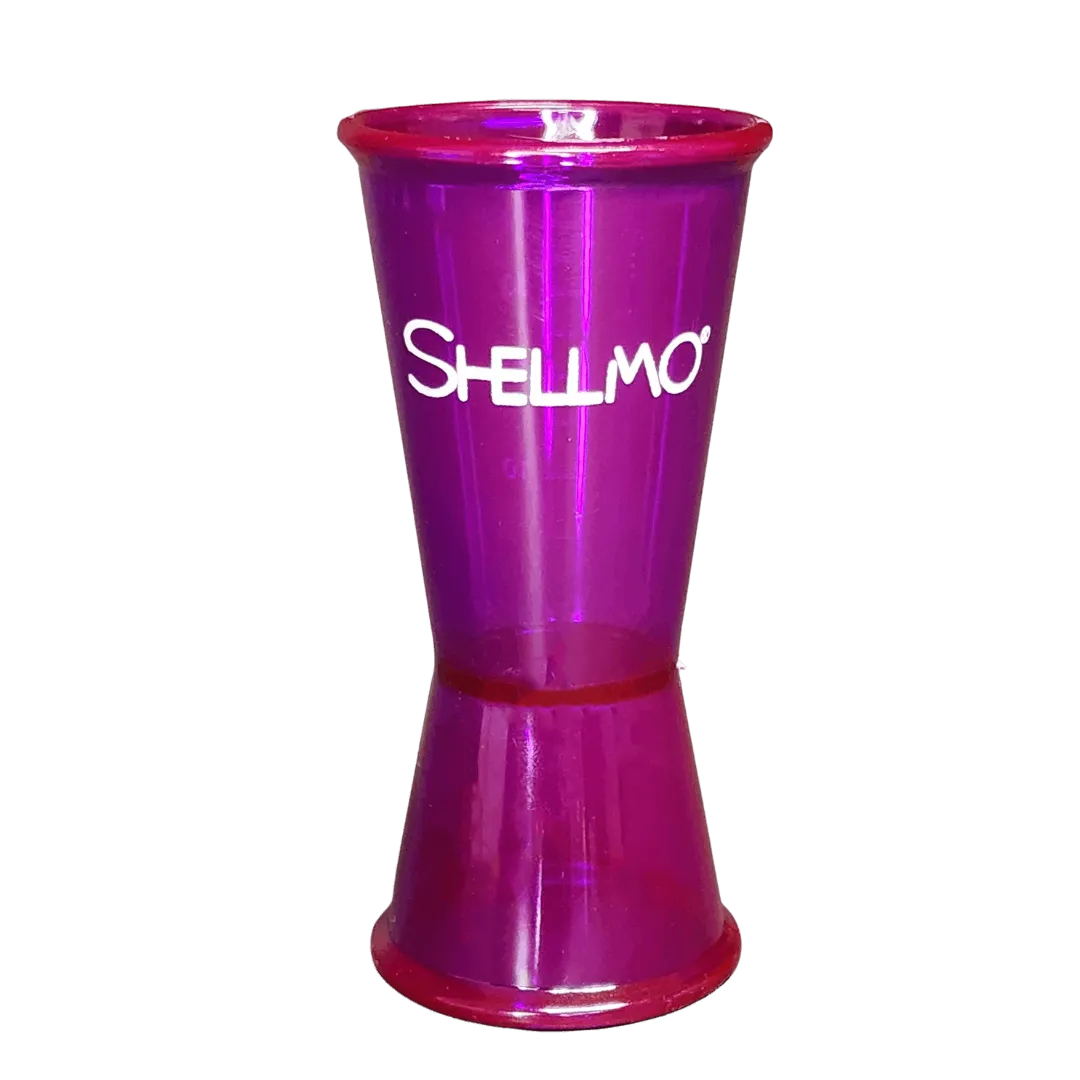 Kit Taça Térmica a Vácuo para Gin + Mini Box + Dosador Roxo