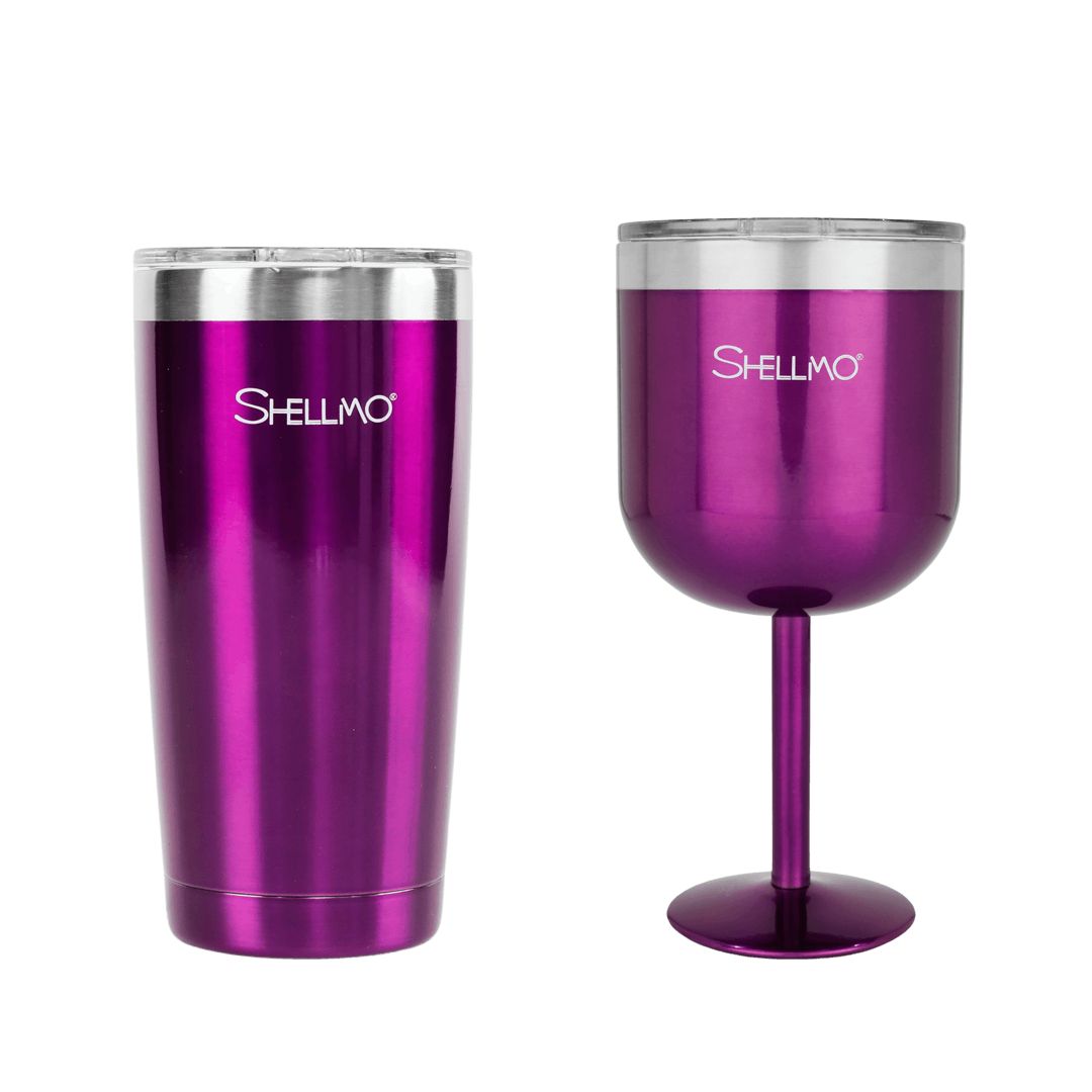 Kit Taça para Gin + Copo Térmico a Vácuo