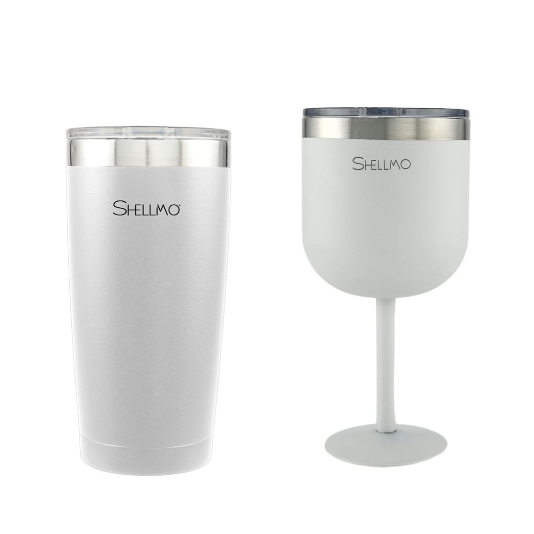Kit Taça para Gin + Copo Térmico a Vácuo