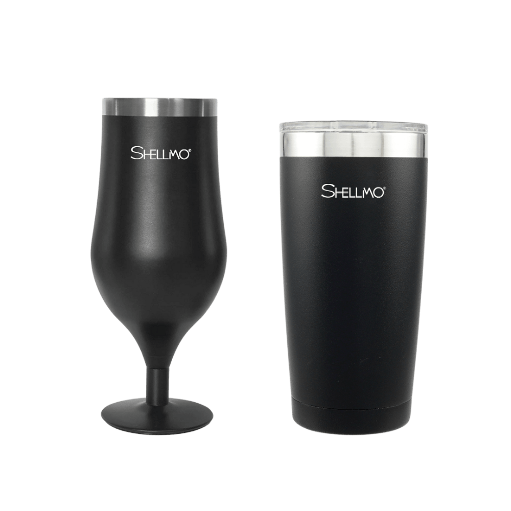 Kit Taças Térmica para Cerveja + Copo Térmico a Vácuo