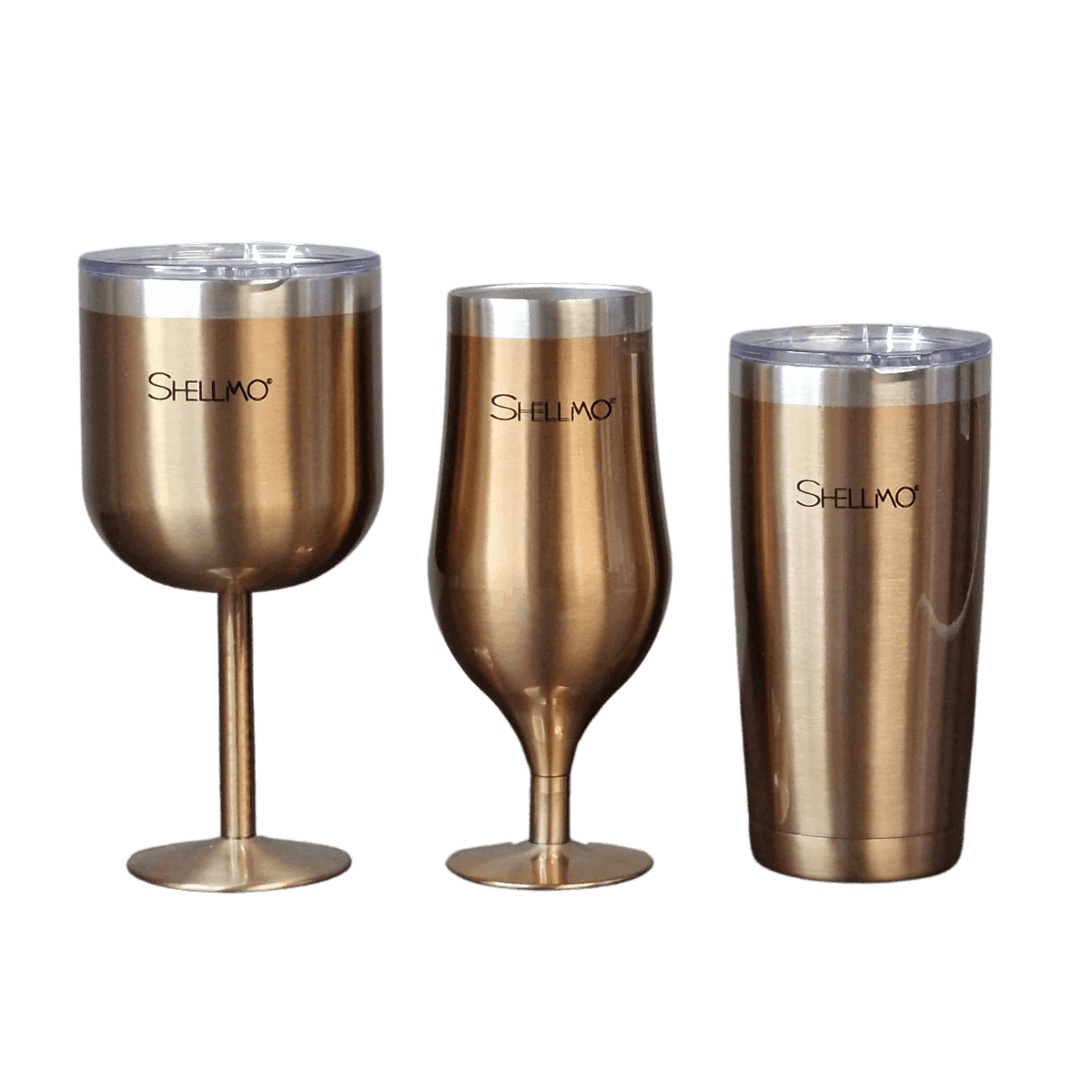 Kit Taça para Gin + Taça para cerveja + Copo Térmico a Vácuo