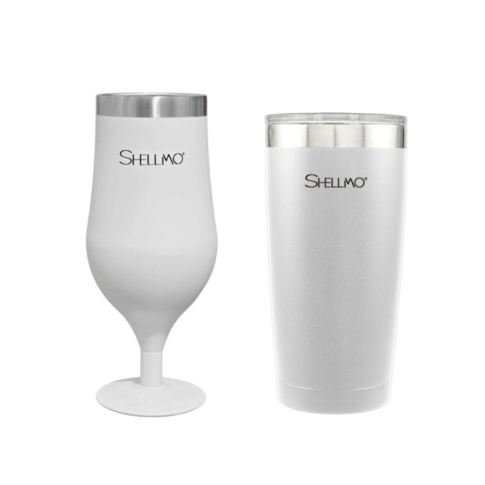 Kit Taças Térmica para Cerveja + Copo Térmico a Vácuo