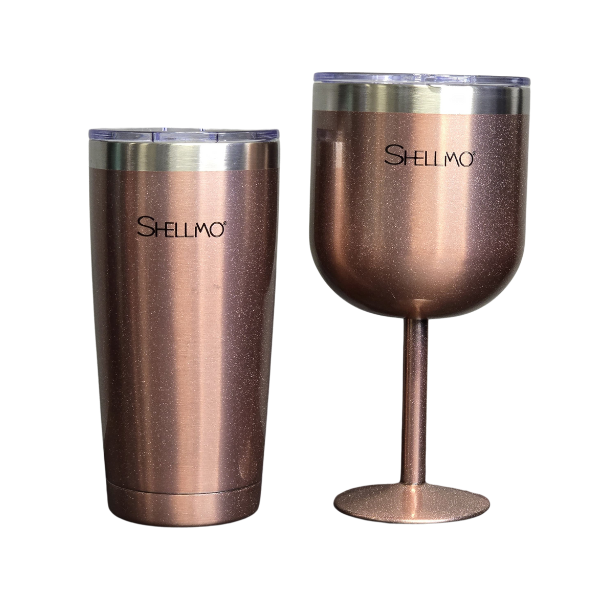 Kit Taça para Gin + Copo Térmico a Vácuo